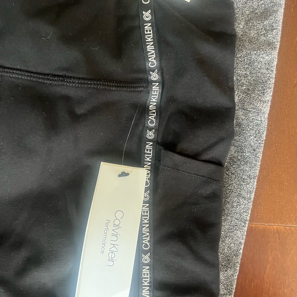 Calvin Klein Black and Gray Performance Shorts - Picture 2 of 3